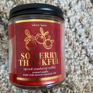Bath & Body Works ‘Spiced Cranberry Toffee’ Single Wick Candle